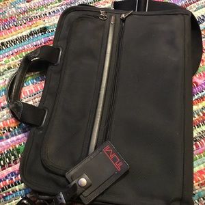 TUMI slim Portfolio Briefcase & Fossil bag